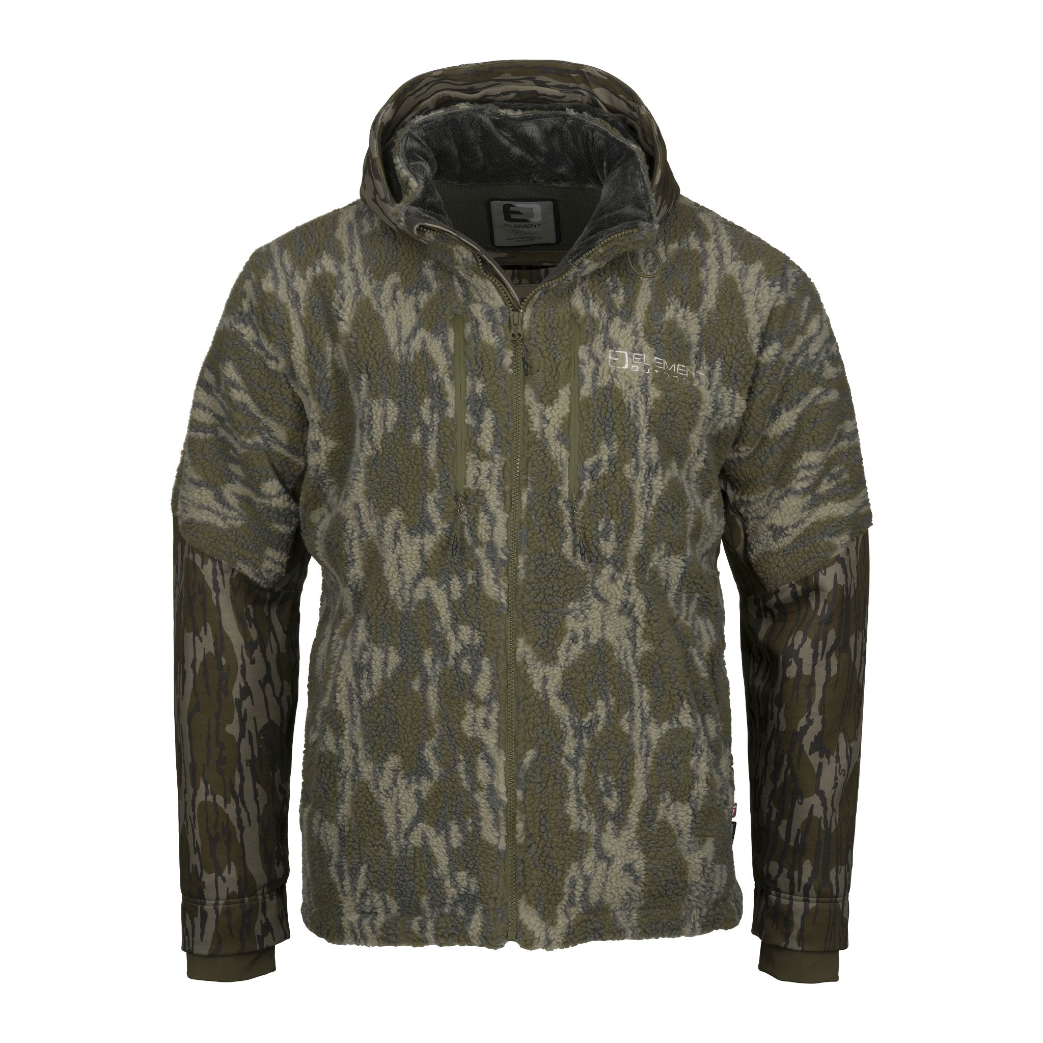 Waterproof Jacket Mossy Oak Bottomland Camo Jacket INCLEMENT Heavy
