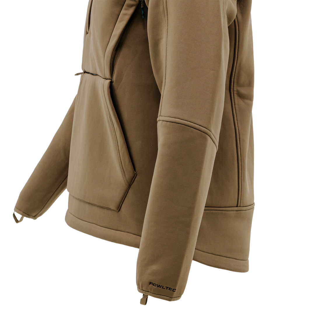 FOWLTEC 3-Layer Wind/waterproof 1/4 Zip Hooded Pullover