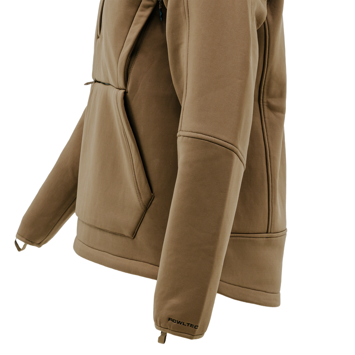 FOWLTEC 3-Layer Wind/waterproof 1/4 Zip Hooded Pullover