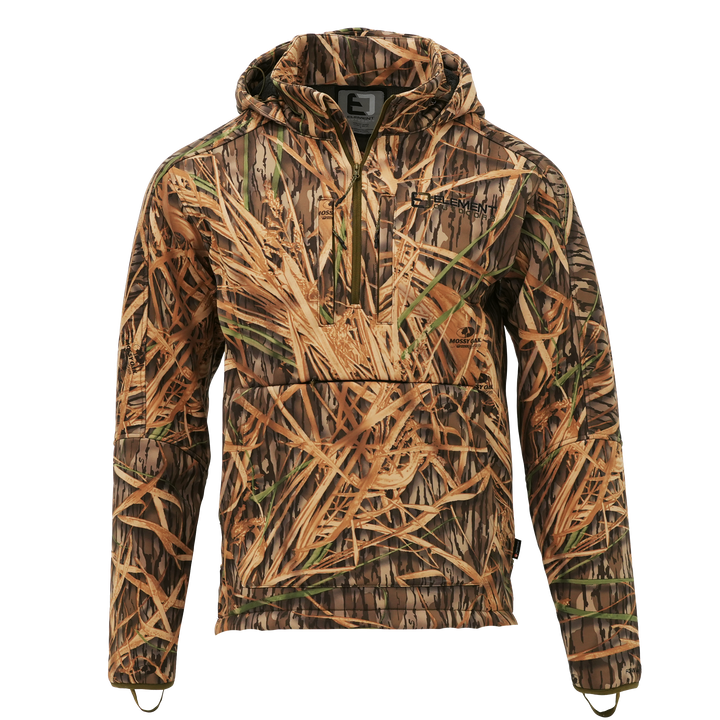 FOWLTEC 3-Layer Wind/waterproof 1/4 Zip Hooded Pullover