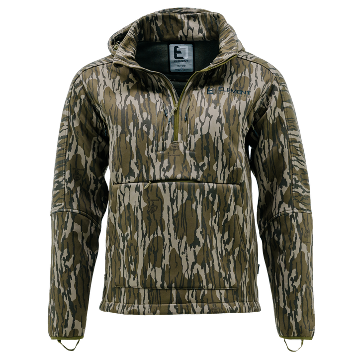FOWLTEC 3-Layer Wind/waterproof 1/4 Zip Hooded Pullover