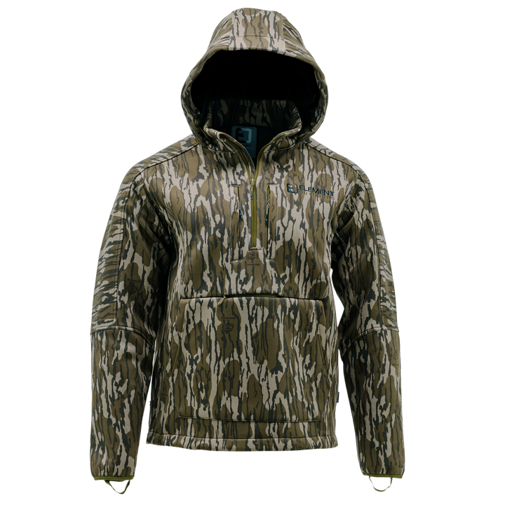 FOWLTEC 3-Layer Wind/waterproof 1/4 Zip Hooded Pullover