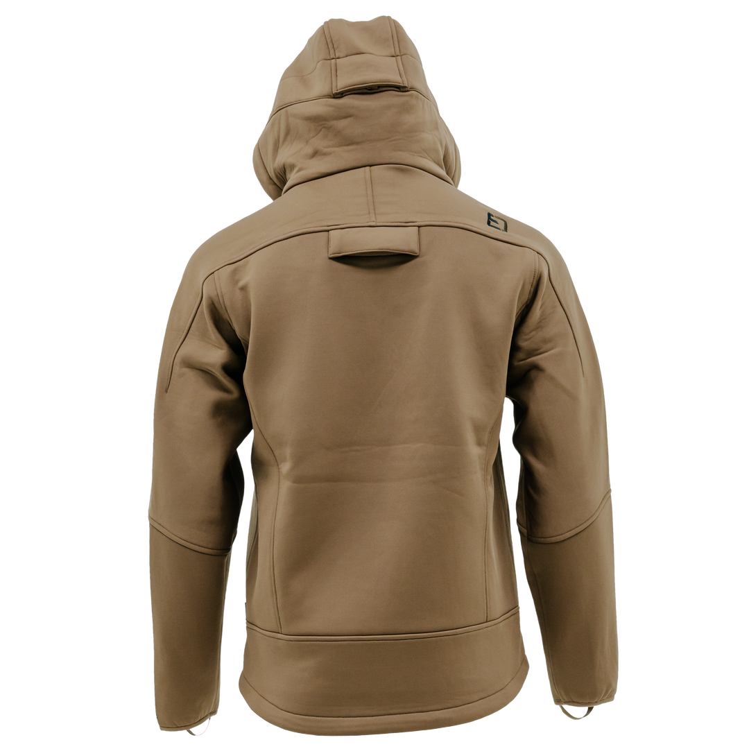 FOWLTEC 3-Layer Wind/waterproof 1/4 Zip Hooded Pullover