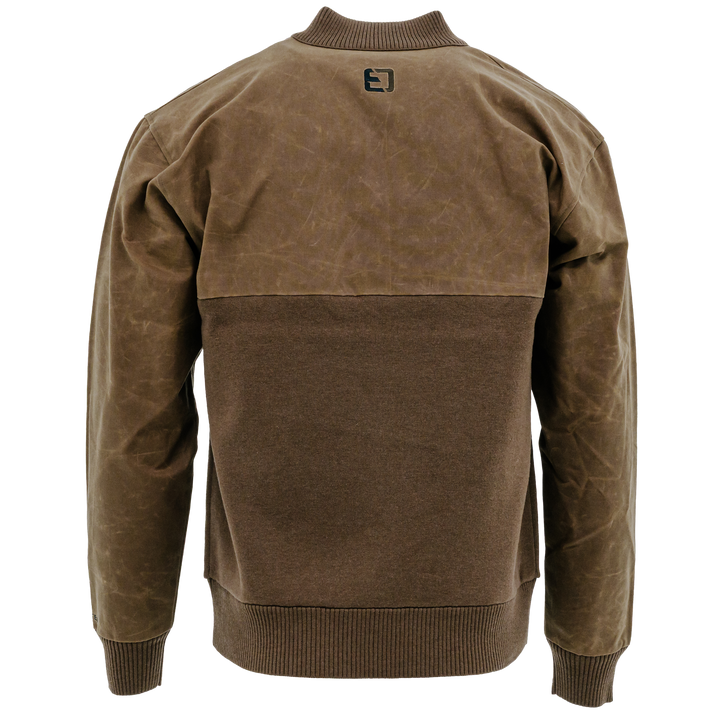 FOWLTEC Waxed Cotton 5-Button Henley Knit Sweater