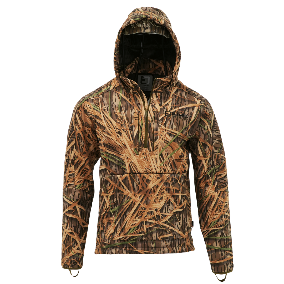 FOWLTEC 3-Layer Wind/waterproof 1/4 Zip Hooded Pullover