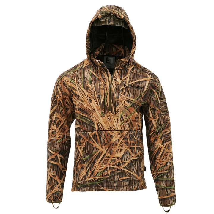 FOWLTEC 3-Layer Wind/waterproof 1/4 Zip Hooded Pullover