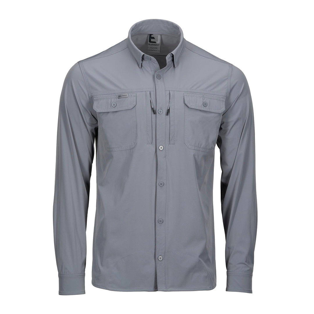 element dress shirt FLEXLITE Long Sleeve Performance Button-Down Smoke / 2XL