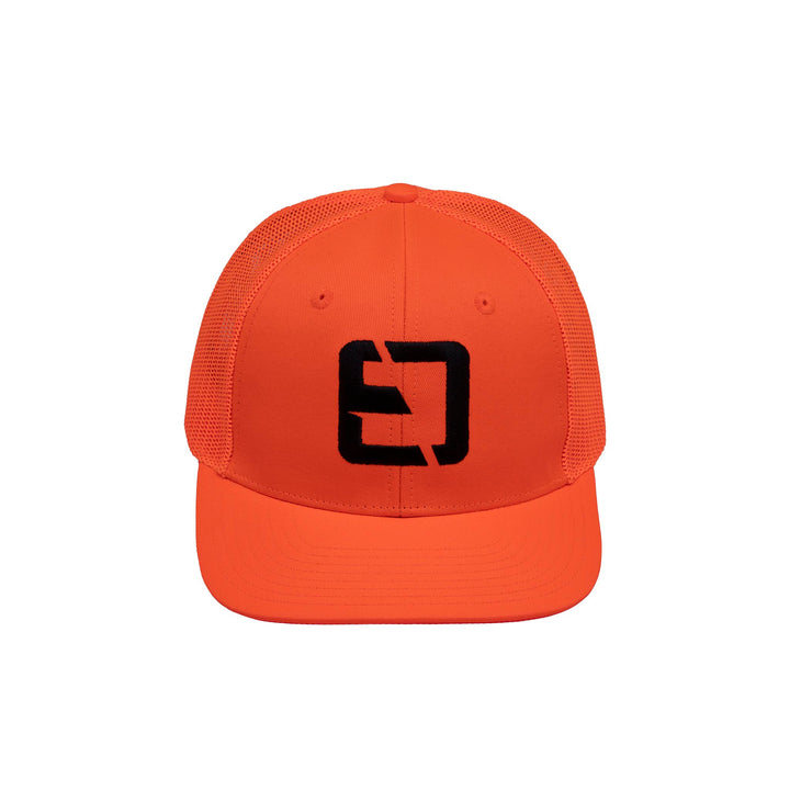 Blaze Orange Meshback Logo Hat