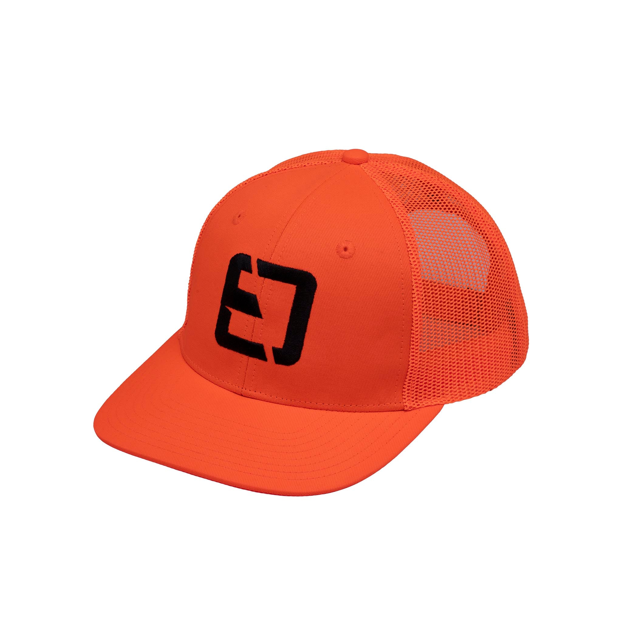 Blaze Orange Meshback Logo Hat