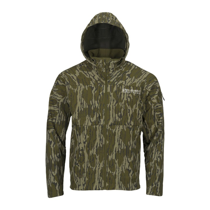 Original Bottomland Peak Jacket with hood up#color_original-bottomland