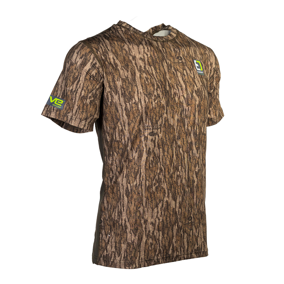 Men's Drive Series Short sleeve Shirt, Light Weight, Bottomland Camo