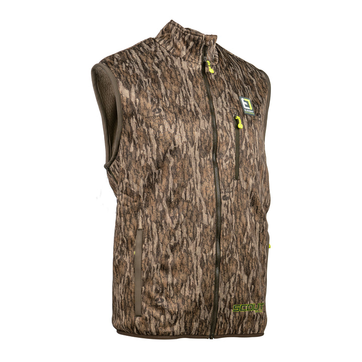 Men's Scout Series Vest, Windproof, Light-Mid Weight, Bottomland Camo