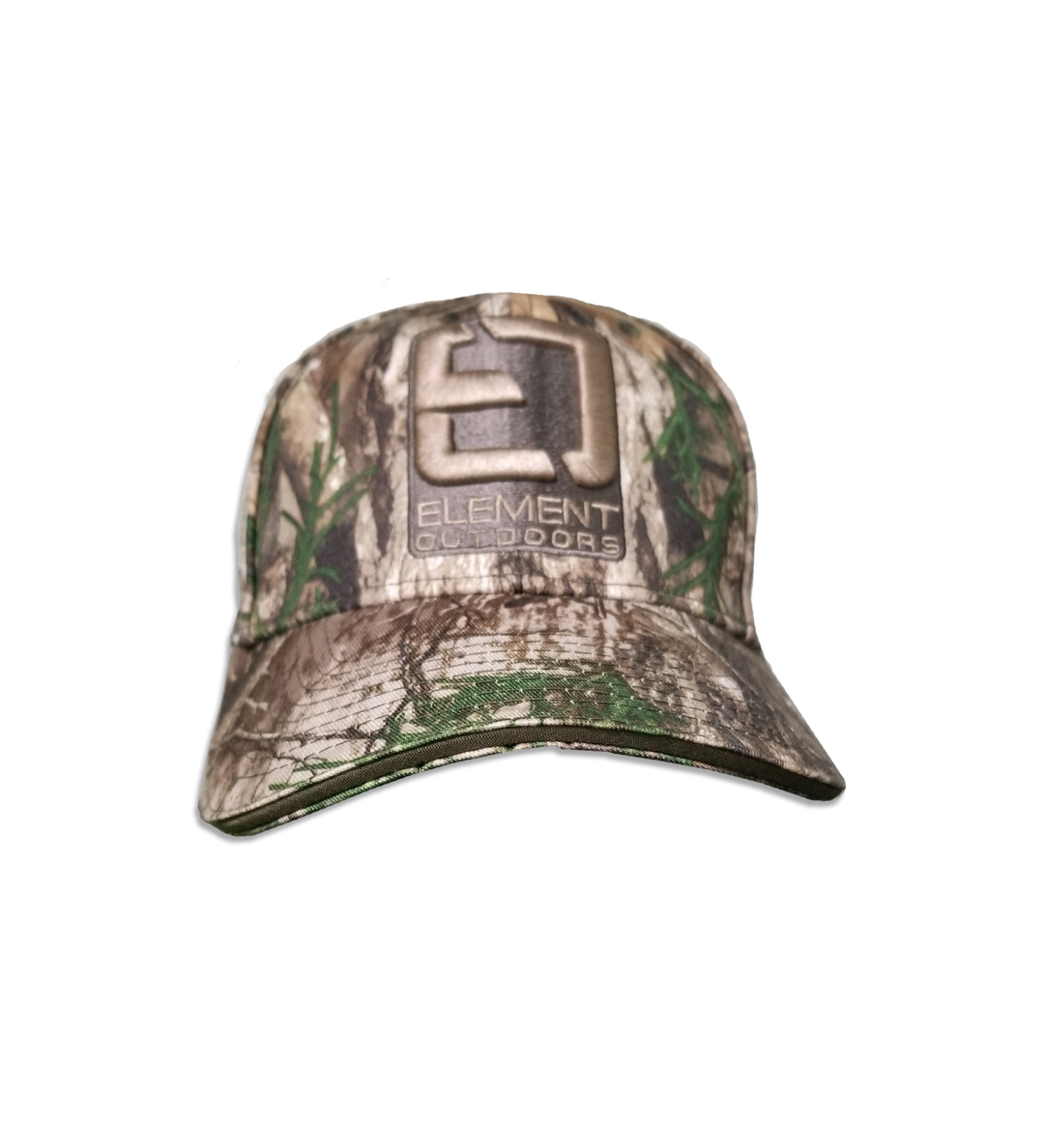 Hat, Grey Logo, Meshback, Realtree Edge Camo