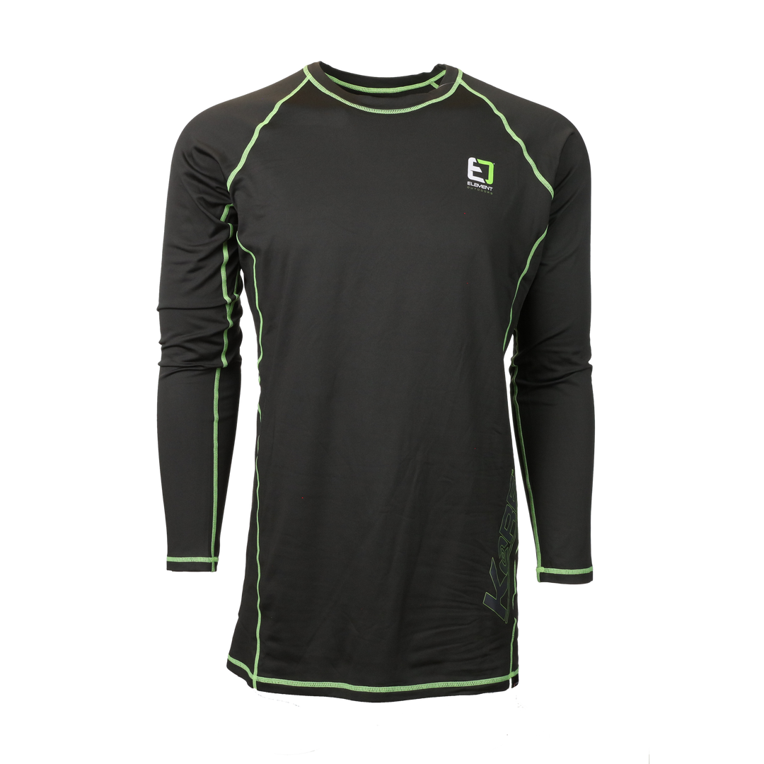 Kore Series long sleeve, light weight, moisture wicking, baselayer 