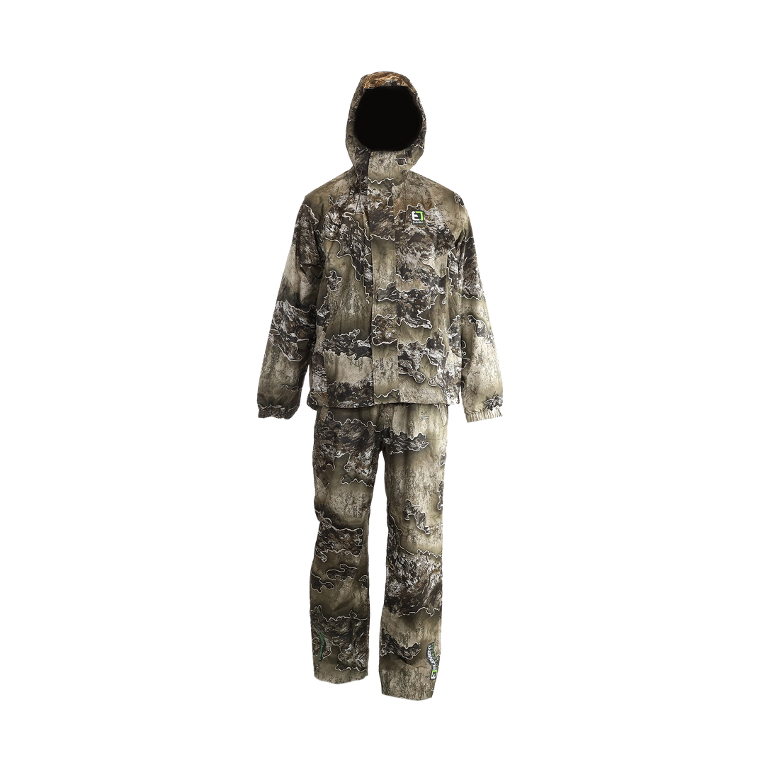 Tempest Packable Rain set, Realtree Excape Camo